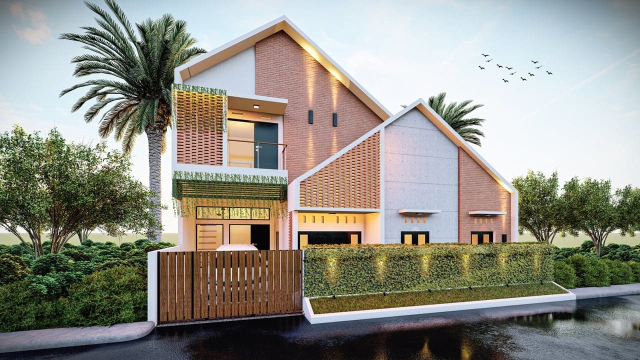 Rumah scandinavian elegan karya Zamil Architect di Sleman, Yogyakarta